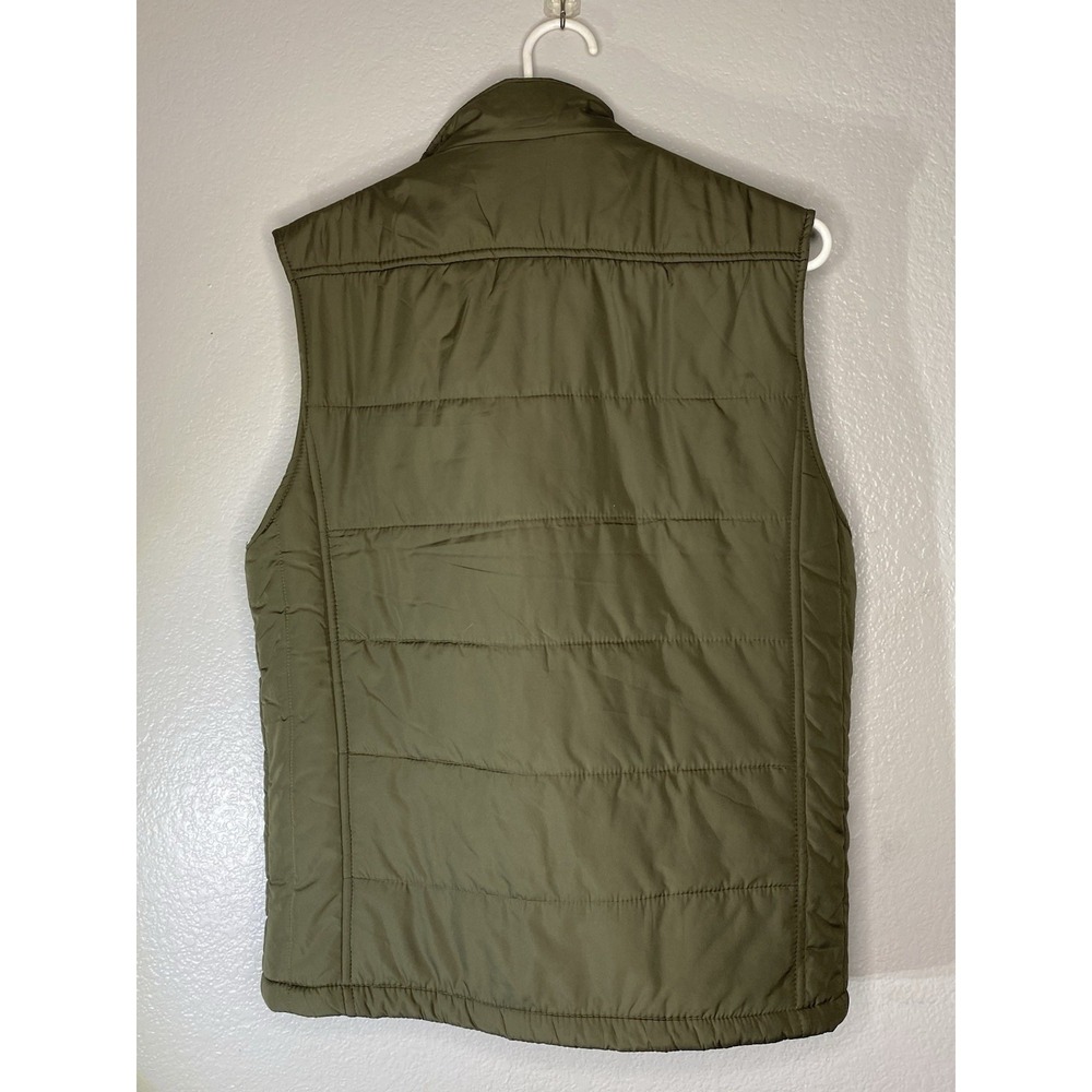 Port Authority Light Weight Vest Size S Olive/Orange Lining and DCW emblem - Picture 2 of 3